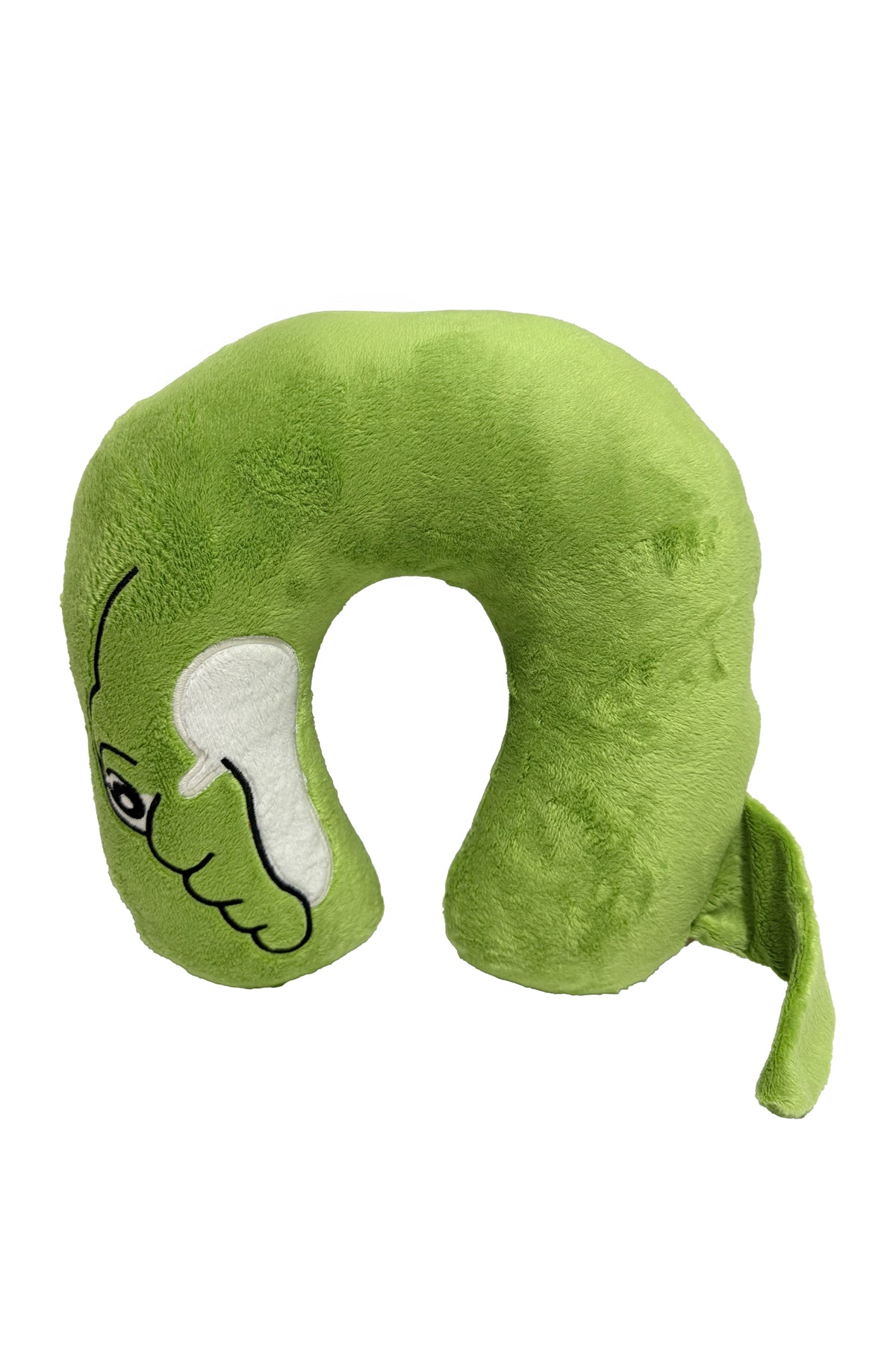 Sevimli Fil Seyahat Yastığı – Yeşil Renkli Unisex Çocuk Boyun Desteği