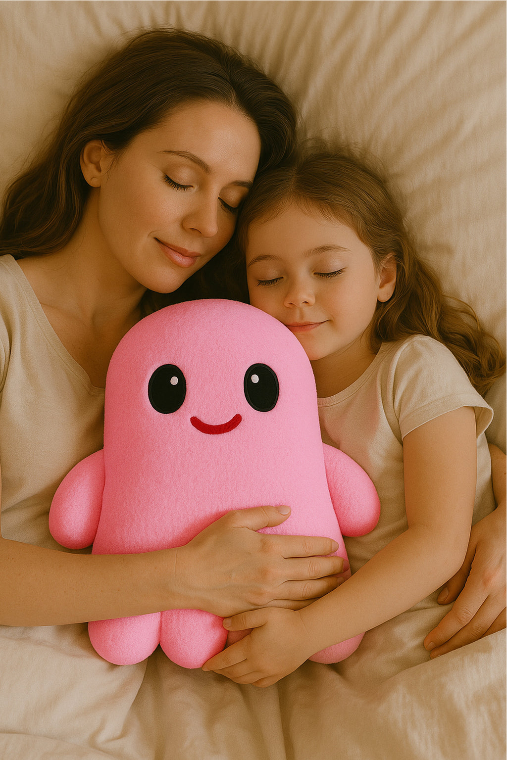 Snooly Pink – Pembe Renkli Peluş Uyku Arkadaşı & Çocuk Seyahat Yastığı