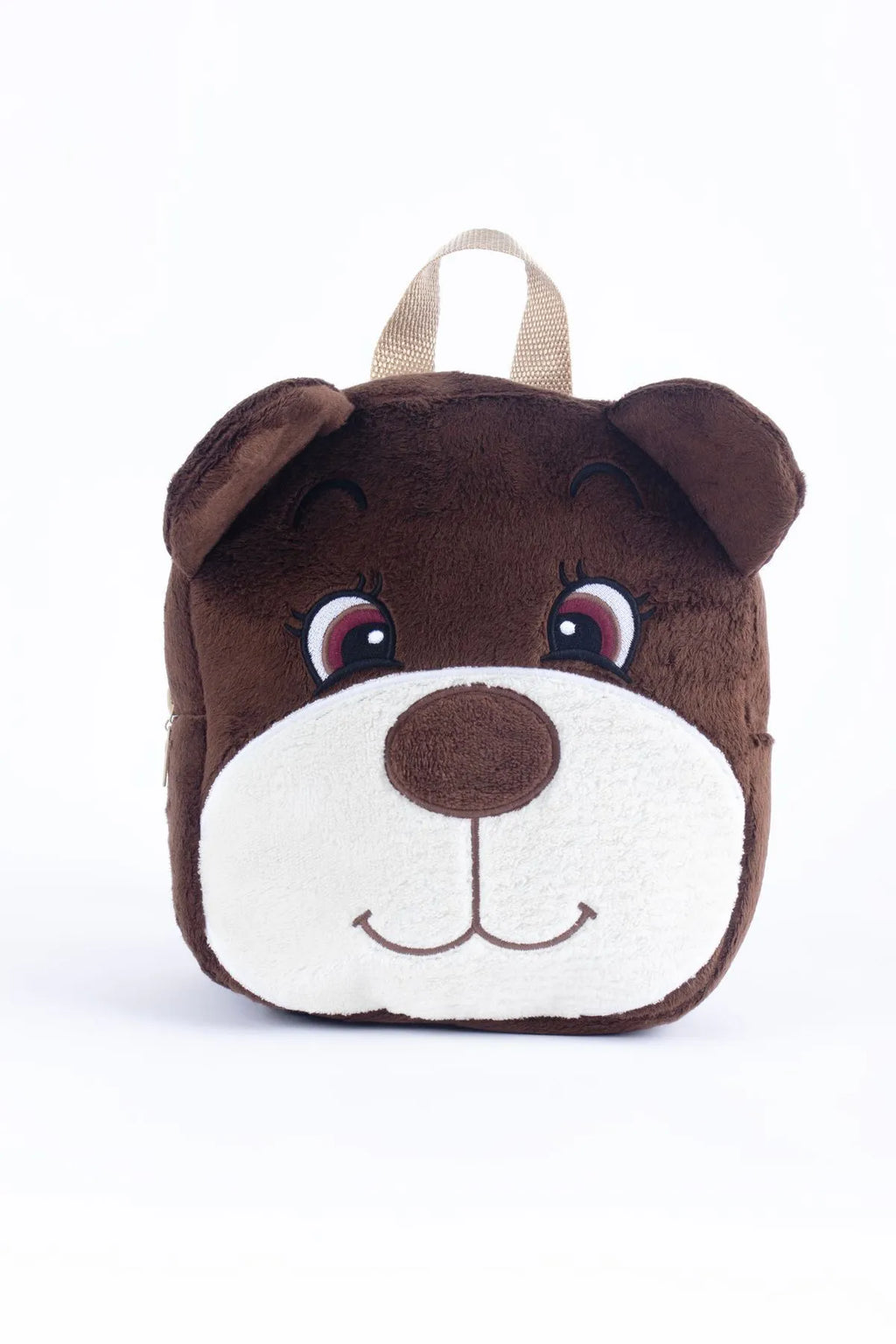 Ayılı Çanta Gogo Çocuk Çantası Premium Nakışlı & Baskılı At Tüyü Kumaş Çocuk Çantası |0-6 Yaş |