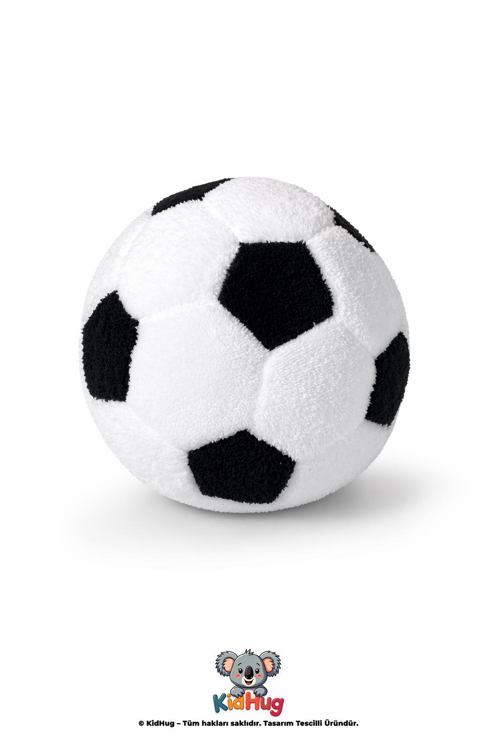 Peluş Futbol Topu – Yumuşak Silikon Dolgulu Bebek - Yetişkin - Çocuk Oyuncak Topu | Sessiz, Hafif | 53 cm Çevre