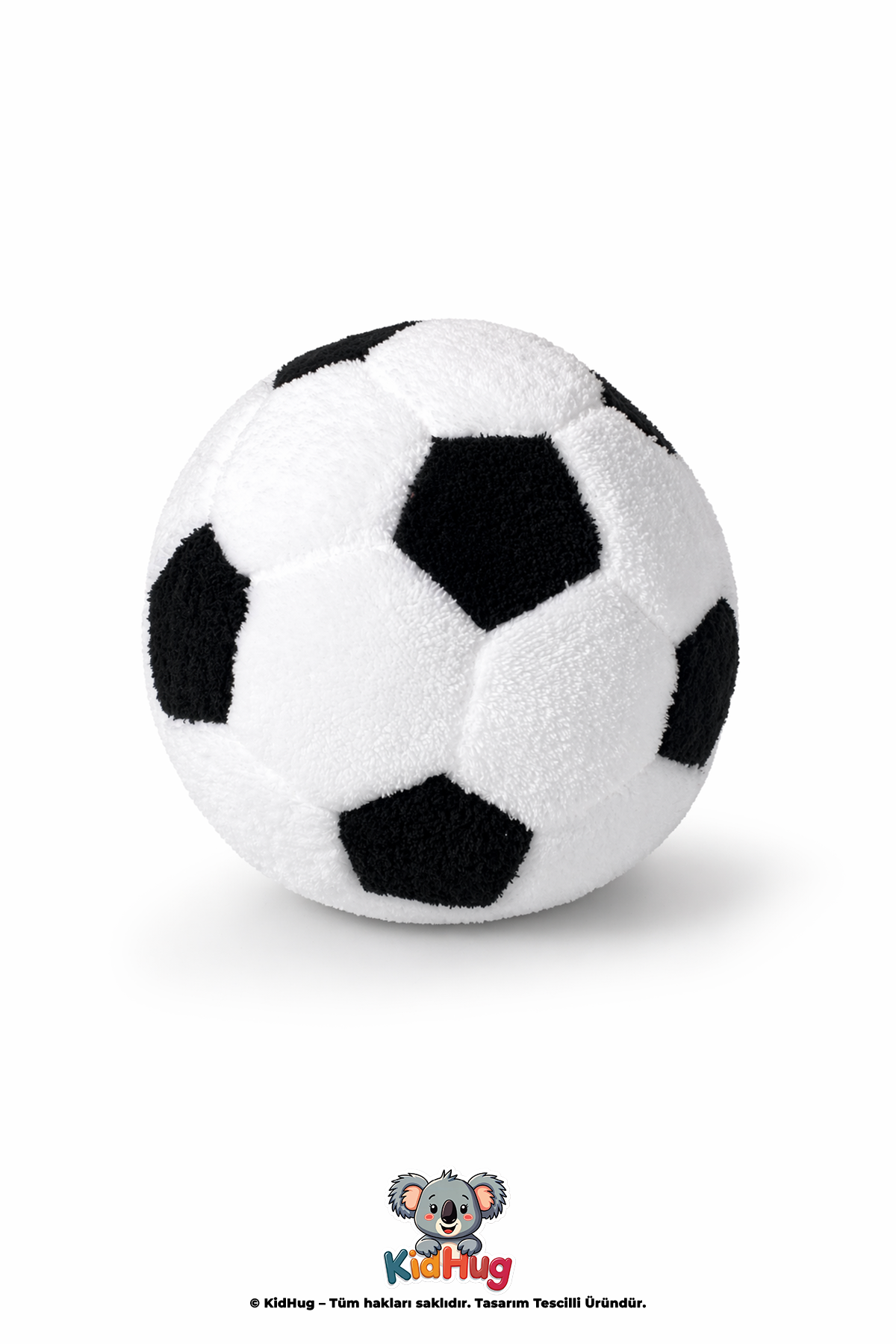 Peluş Futbol Topu – Yumuşak Silikon Dolgulu Bebek - Yetişkin - Çocuk Oyuncak Topu | Sessiz, Hafif | 53 cm Çevre