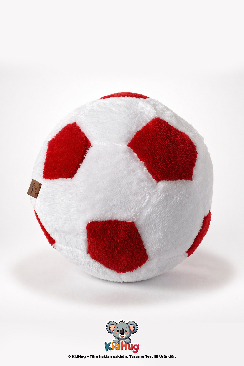 Peluş Futbol Topu – Yumuşak Silikon Dolgulu Bebek - Yetişkin - Çocuk Oyuncak Topu | Sessiz, Hafif | 53 cm Çevre