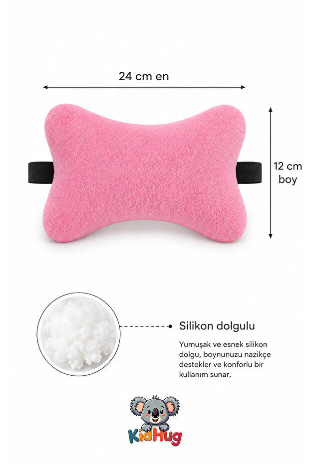 Oyunculara Özel Pembe E-Spor Boyun Yastığı Oyuncu Koltuğu Koltuk Desteği Peluş Kafa Yastığı Gaming Sandalyesi Aksesuarı