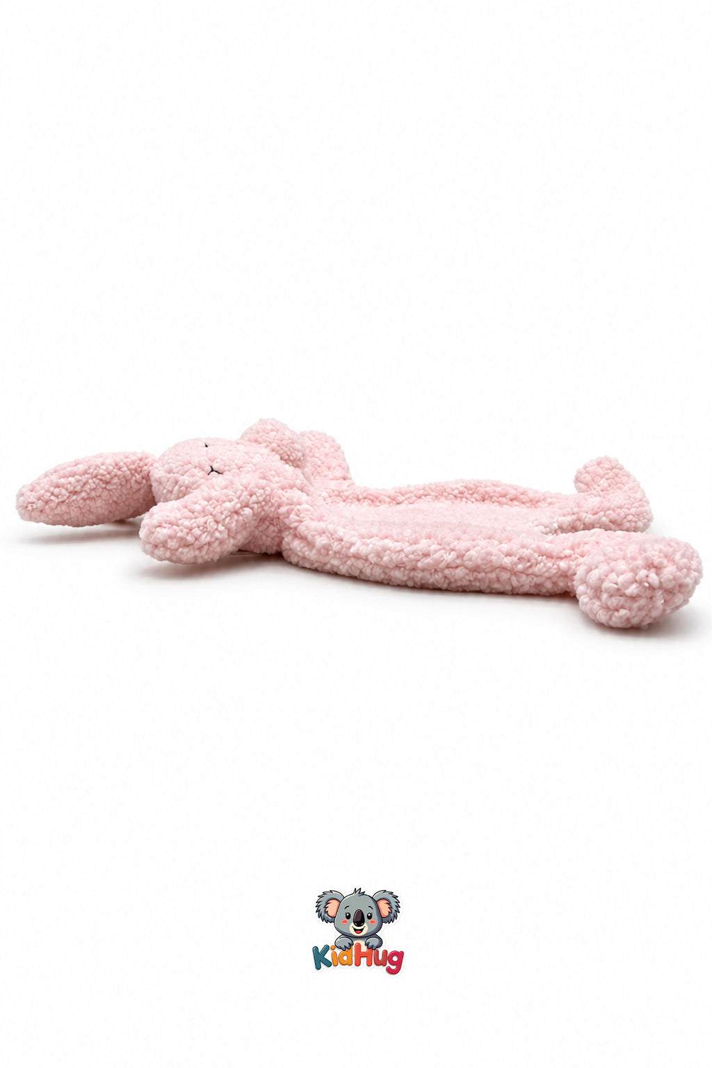 Tavşan Uyku Arkadaşı Yumuşak Peluş Dokulu Bebek ve Çocuk Uyku Eşlikçisi Pembe