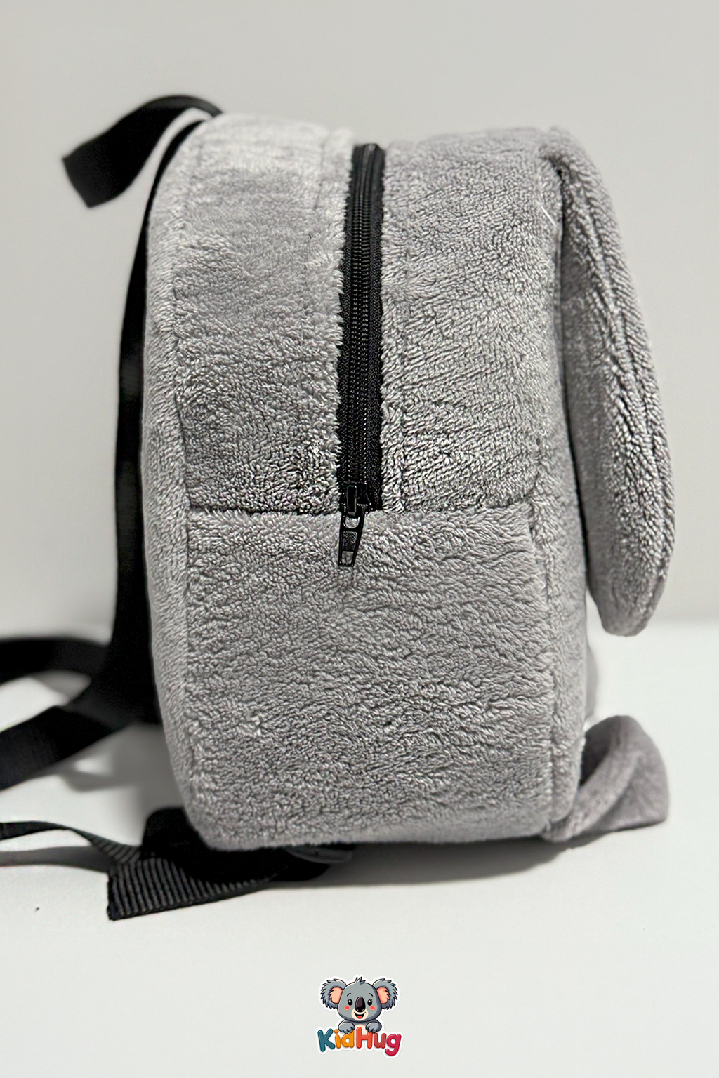 Gri Sırt Çantası Kulaklı 1-8 Yaş Çocuk Sırt Kreş Çantası, Anaokulu [ Istediğiniz Ismi Yazıyoruz ] -
