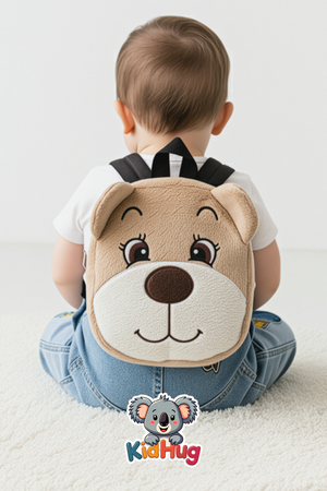 AYILI Kreş Çantası Doo Çocuk Çantası Nakışlı & Baskılı At Tüyü Kumaş Çocuk Çantası 0-8 Yaş