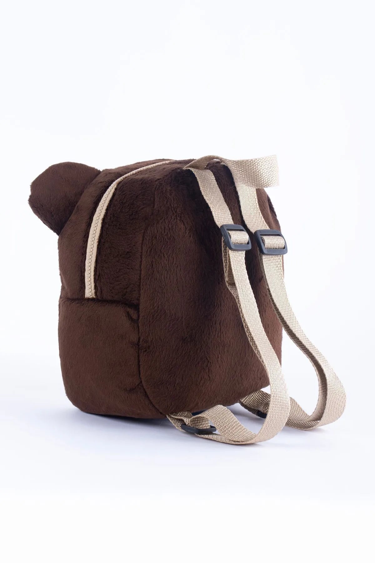 Ayılı Çanta Gogo Çocuk Çantası Premium Nakışlı & Baskılı At Tüyü Kumaş Çocuk Çantası |0-6 Yaş |