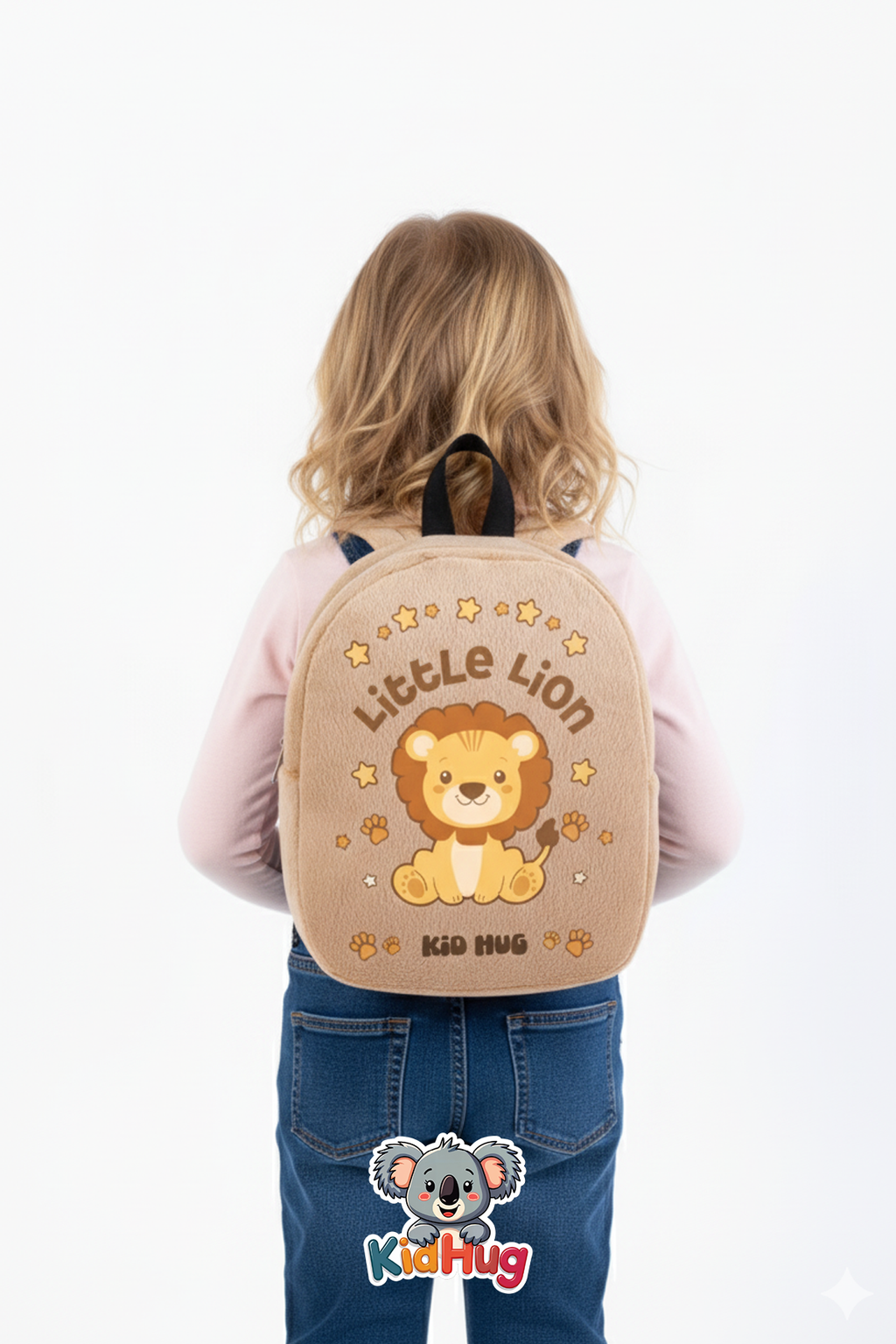 Aslanlı Çocuk Çantası Çocuk Sırt Çantası Oyuncak Çantası 0-8 Yaş