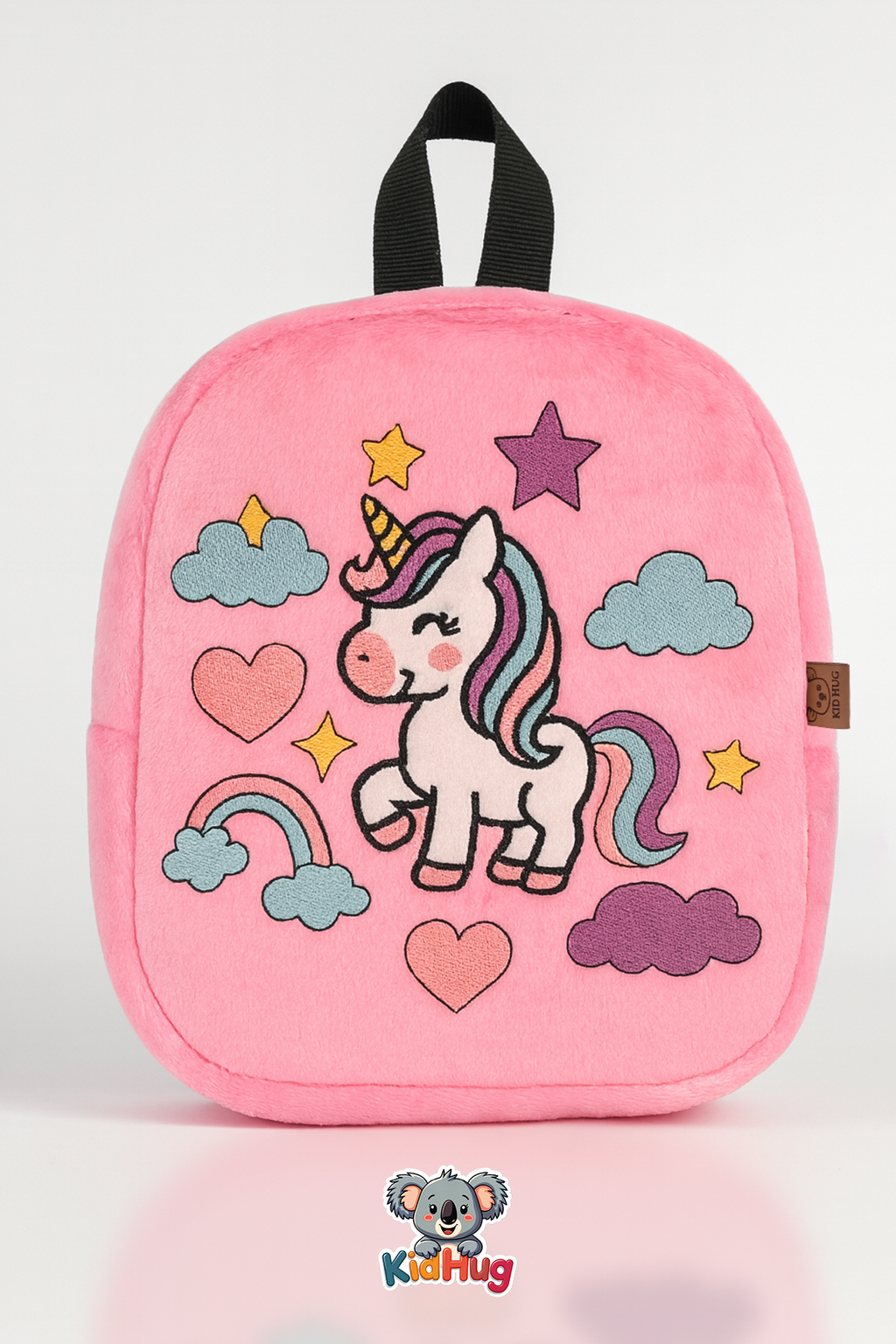 Kız Çocuk Çanta Unicorn Nakışlı Sırt Çantası Okul / Kreş Pembe Kız Çocuk Çantası 0 - 8 Yaş