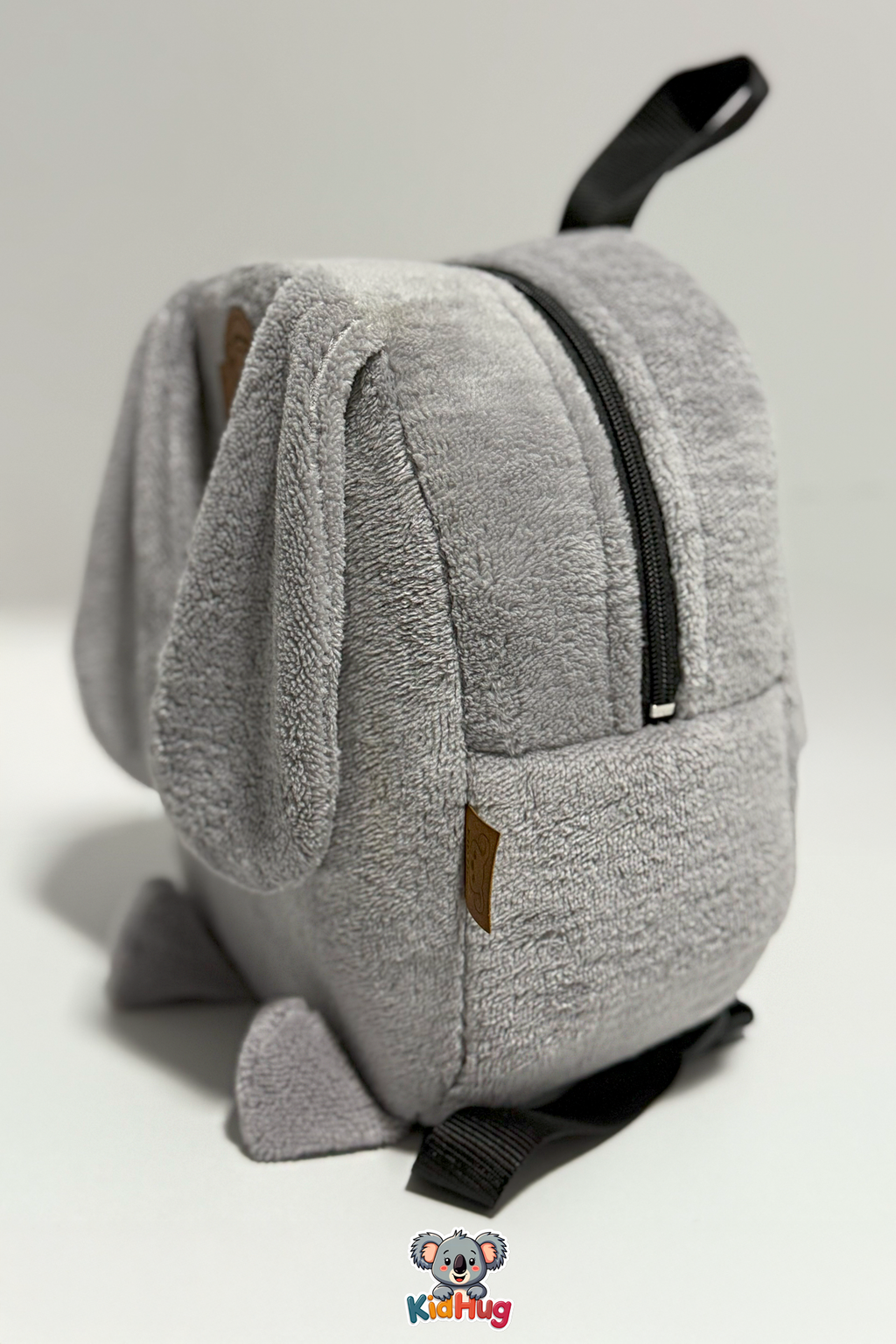Gri Sırt Çantası Kulaklı 1-8 Yaş Çocuk Sırt Kreş Çantası, Anaokulu [ Istediğiniz Ismi Yazıyoruz ] -